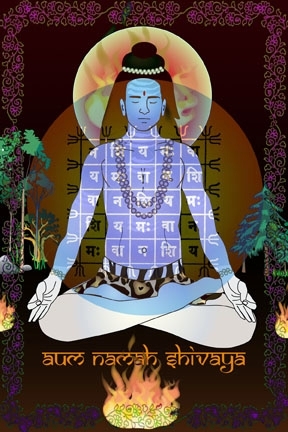 Lord Shiva in Yantra