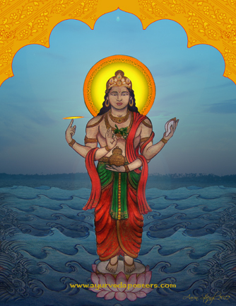 Dhanvantari God of Ayurveda poster 