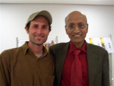 Aaron Staengl with Dr. Vasant Lad